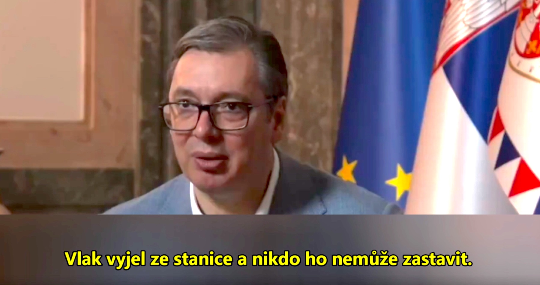 VIDEO: Srbský prezident Aleksandar Vučić očekává v Evropě velký konflikt mezi Ruskem a NATO. „Vlak vyjel ze stanice a nikdo ho nemůže zastavit. A podle toho to také vypadá a já věřím, že se blížíme k posledním dnům možného promyšlení a přehodnocení všeho, co se na Ukrajině děje,“ prohlásil