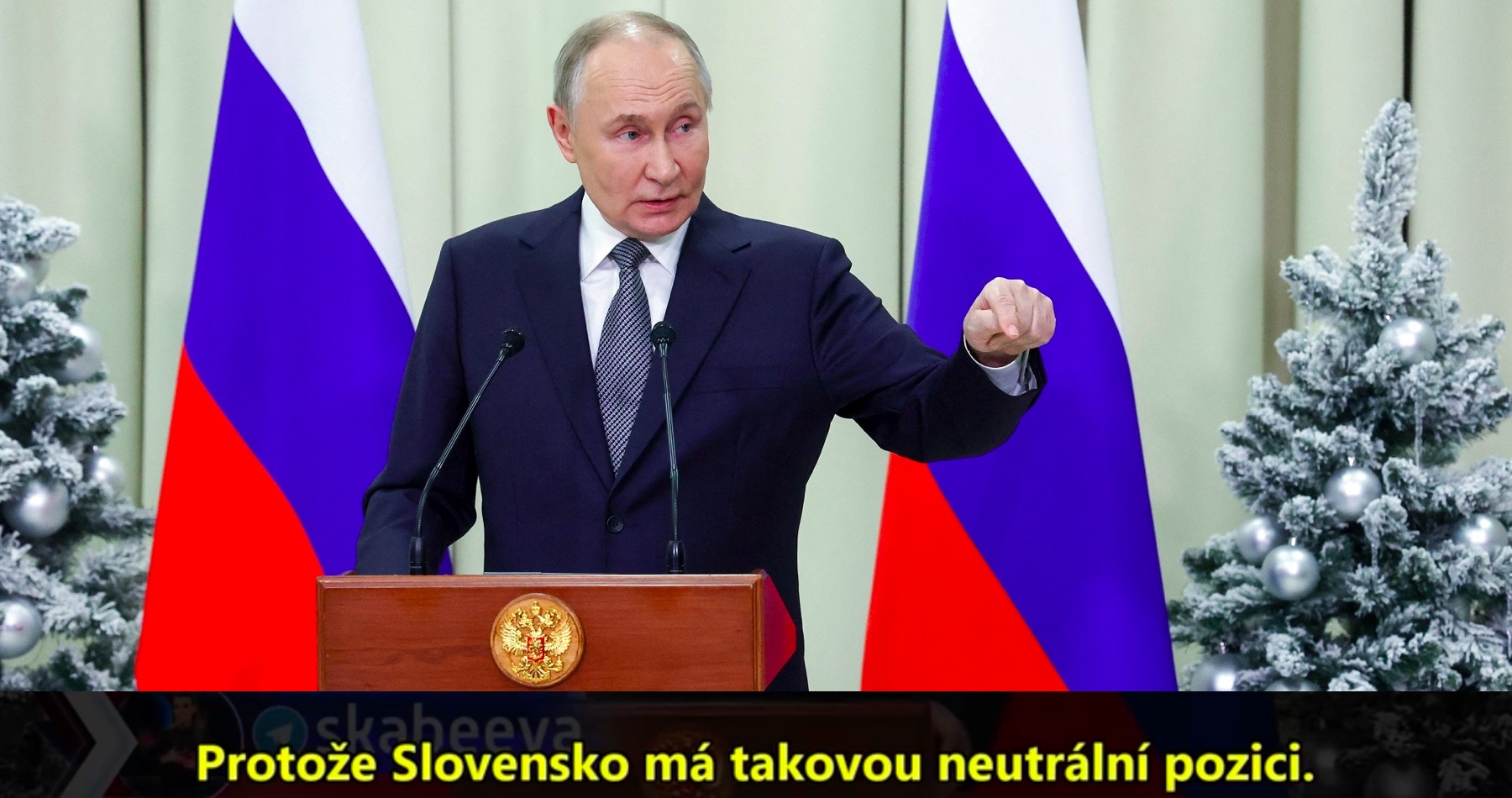 VIDEO: Vladimir Putin nevyloučil možnost konání mírového summitu na Slovensku. Podle ruského prezidenta má Slovensko charakter neutrálního státu. Sergej Lavrov mezitím oznámil, že jednání o příměří na Ukrajině je cestou do nikam