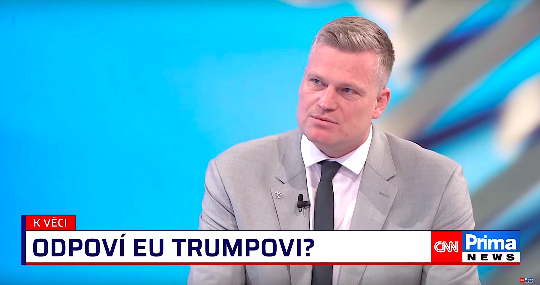 VIDEO: Europoslanec Filip Turek tvrdí, že EÚ nechápe colnú šachovú partiu, ktorú po nástupe do úradu prezidenta USA rozohral Donald Trump